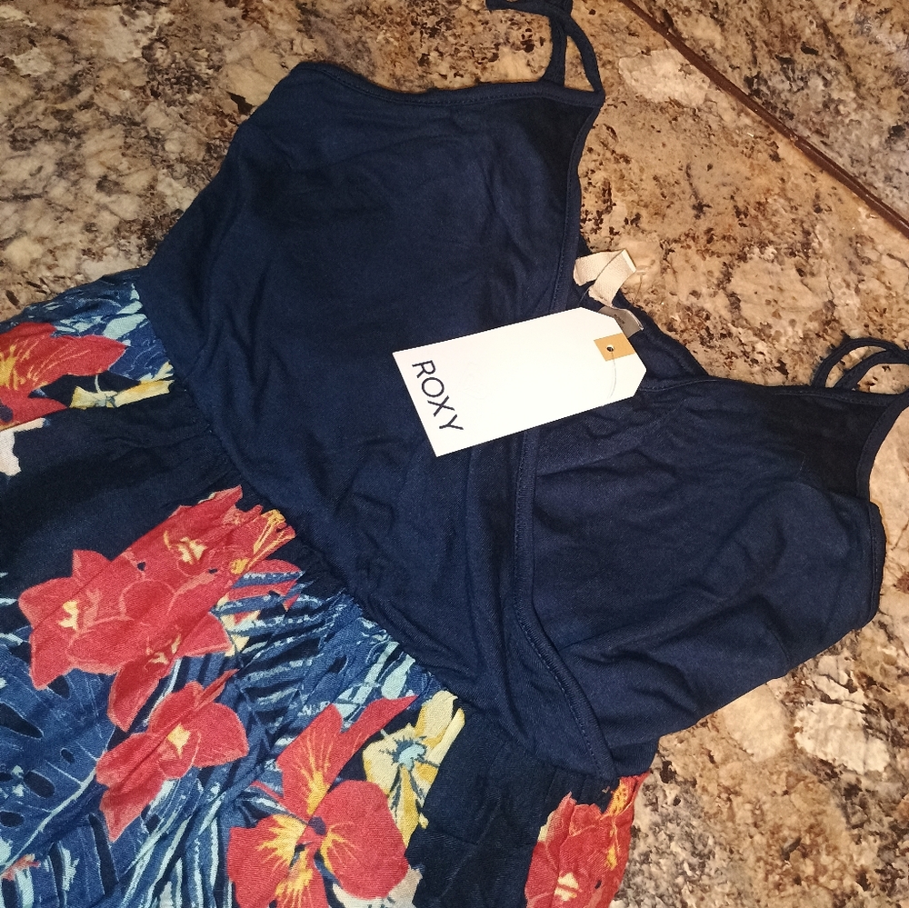Roxy women's dress size medium period multicolor. Roxy.com purchase. Med New - Picture 4 of 5